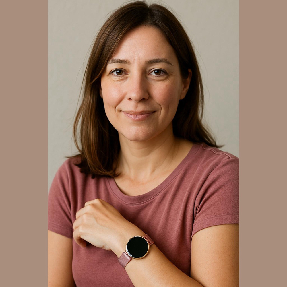 Unbranded Rose Gold and Black Watch One Size